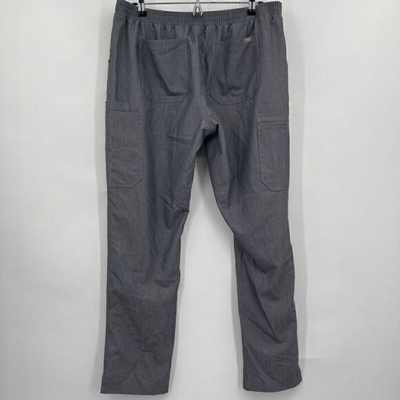 Figs Gray Technical Collection Polyblend Drawstring Scrub Pants Size Large - Picture 7 of 7